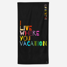 Locals Only Beach Towel